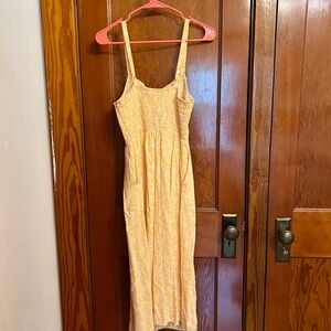 Old Navy Cami Midi Yellow Sundress